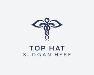 Medical Health Caduceus logo design