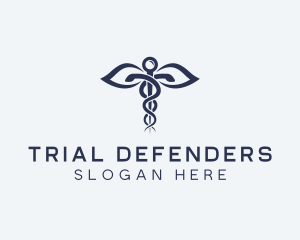 Medical Health Caduceus logo design