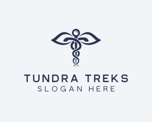 Medical Health Caduceus logo design