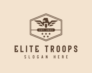 Military Army Eagle logo