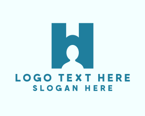 Identity - Profile Letter H logo design