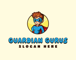 Cartoon Superhero Costume logo