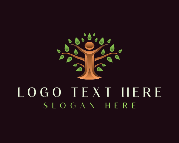 Human Wellness Tree logo