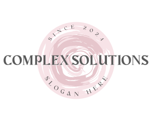 Round Fashion Wordmark logo design