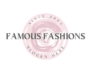 Round Fashion Wordmark logo design