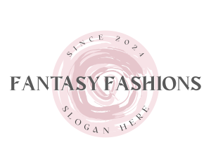 Round Fashion Wordmark logo design