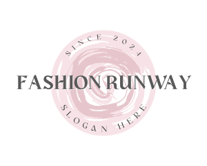 Round Fashion Wordmark logo design