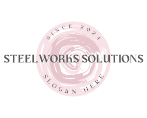 Round Fashion Wordmark logo design