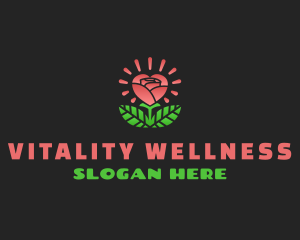 Rose Wellness Heart logo