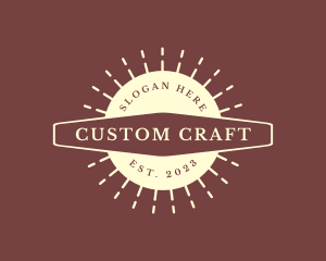 Crafting Shop Business logo design