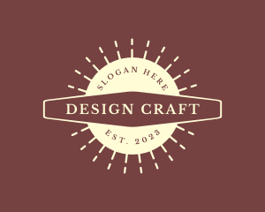 Crafting Shop Business logo design