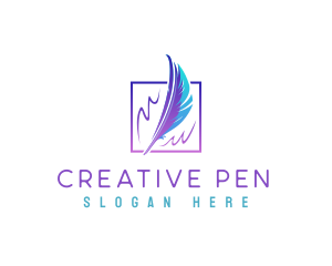 Feather Writer Quill  logo