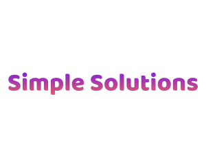Simple Gradient Purple logo design