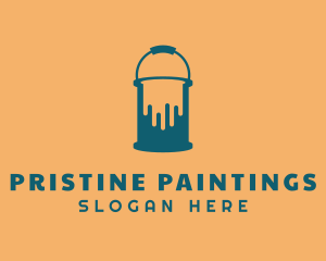 Paint Bucket Renovation logo design