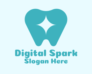 Sparkly Tooth Dentist  logo design