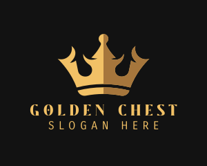 Premium Golden Crown  logo design