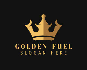 Premium Golden Crown  logo design