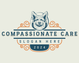 Dog Corgi Pet Logo