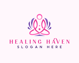 Holistic Healing Yoga logo design