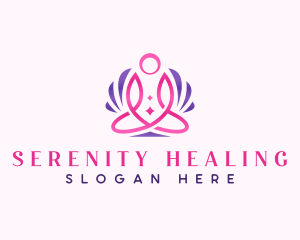 Holistic Healing Yoga logo design