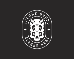 Evil Skull Demon Logo
