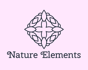 Nature Leaf Decoration  logo design