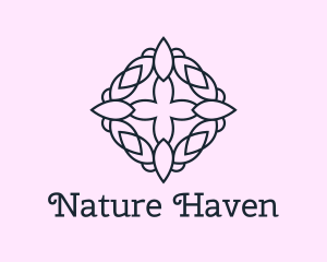 Nature Leaf Decoration  logo design