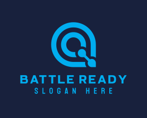 Startup Modern Tech Letter Q logo