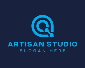 Startup Modern Tech Letter Q logo design