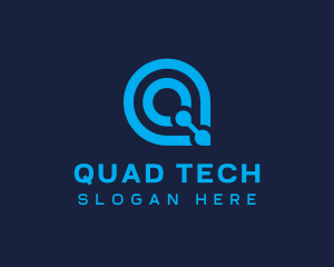 Startup Modern Tech Letter Q logo design