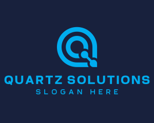 Startup Modern Tech Letter Q logo design