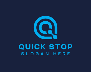 Startup Modern Tech Letter Q logo design