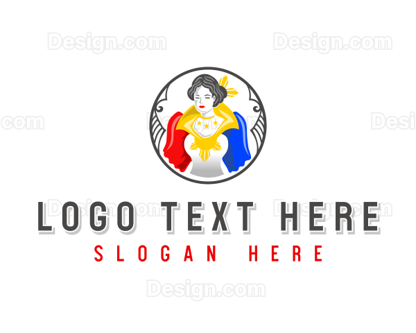 Filipiniana Traditional Dress Logo