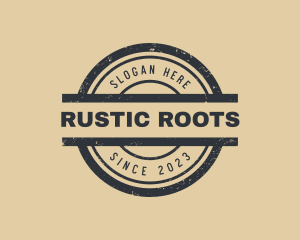 Simple Rustic Firm logo design