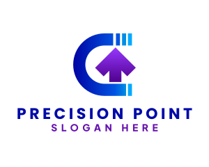 Application Pointer Letter C  logo