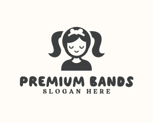 Girl Headband Kid logo