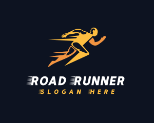 Lightning Fast Runner logo design