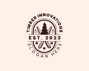 Rustic Woodworker Carpenter logo