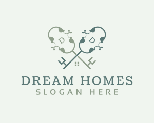 Key Home Real Estate logo design