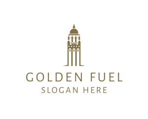 Golden Bell Tower logo design