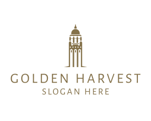 Golden Bell Tower logo design