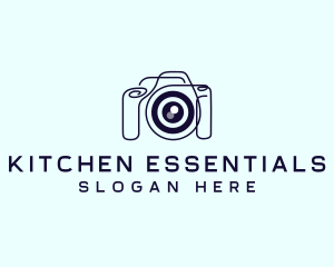 Camera Lens Gadget logo design