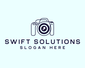 Camera Lens Gadget logo design