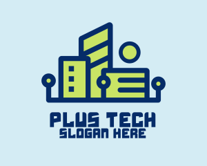 Digital Tech Building logo design