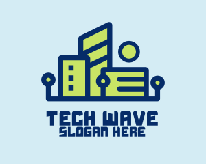 Digital Tech Building logo design