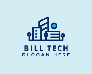 Digital Tech Building logo design