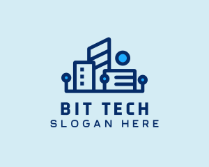 Digital Tech Building logo design