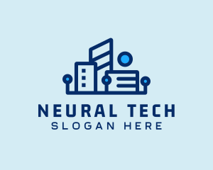 Digital Tech Building logo design