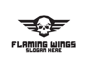 Skull Wings Aviation logo