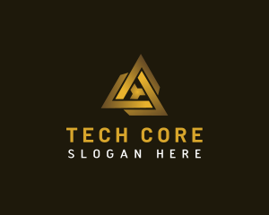 Triangle Tech Agency logo design